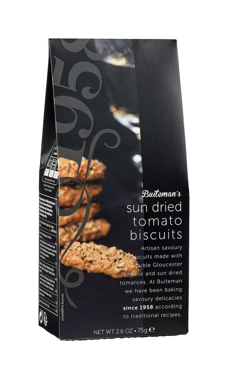 Black Box of Sundried Tomato Savoury Biscuits