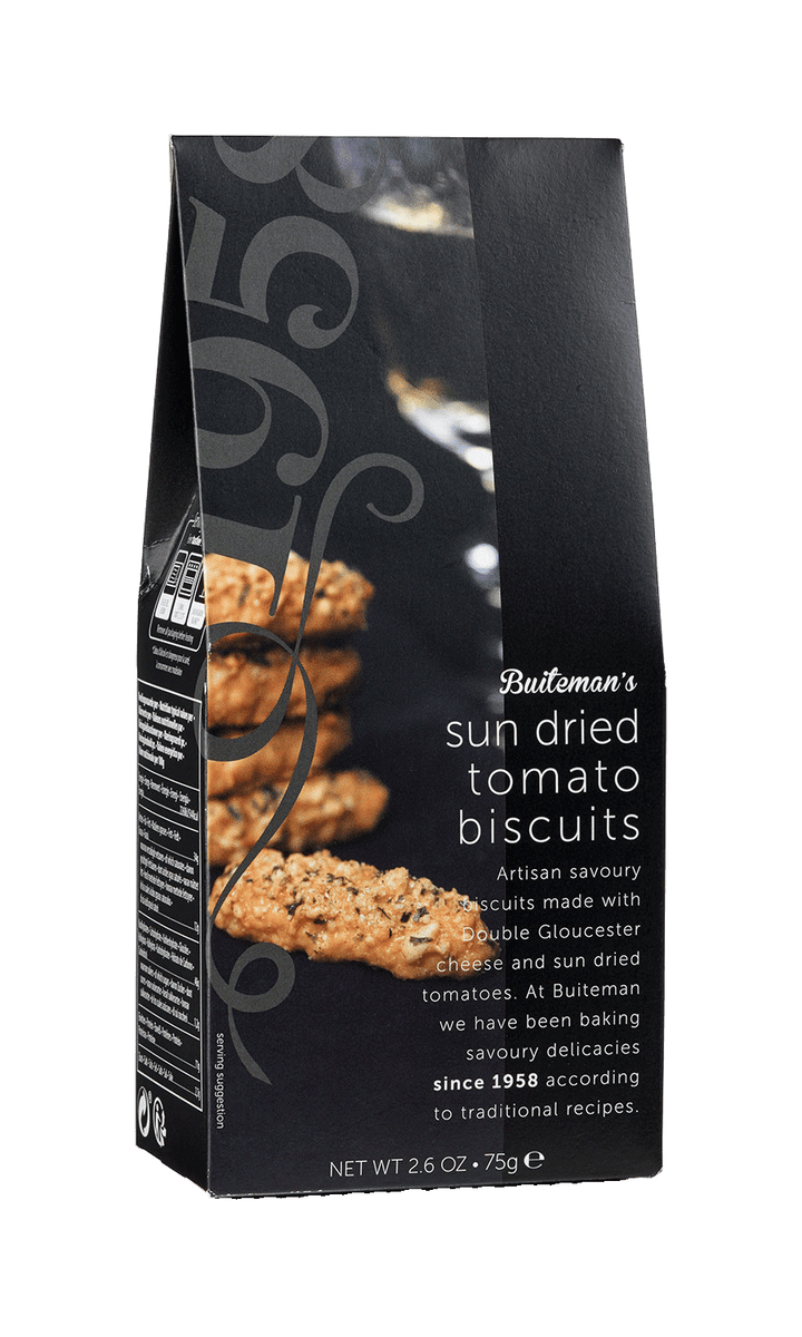 Black Box of Sundried Tomato Savoury Biscuits