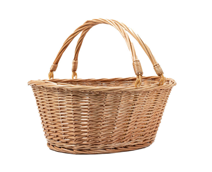 Luxury Oval Gift Basket with swing handles