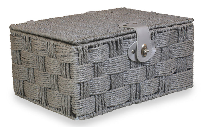 Grey Paper Rope Basket