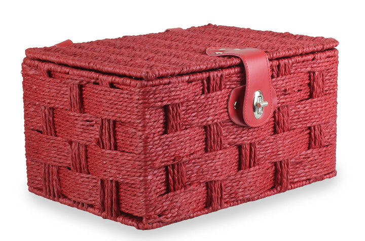 Red Paper Rope Gift Basket