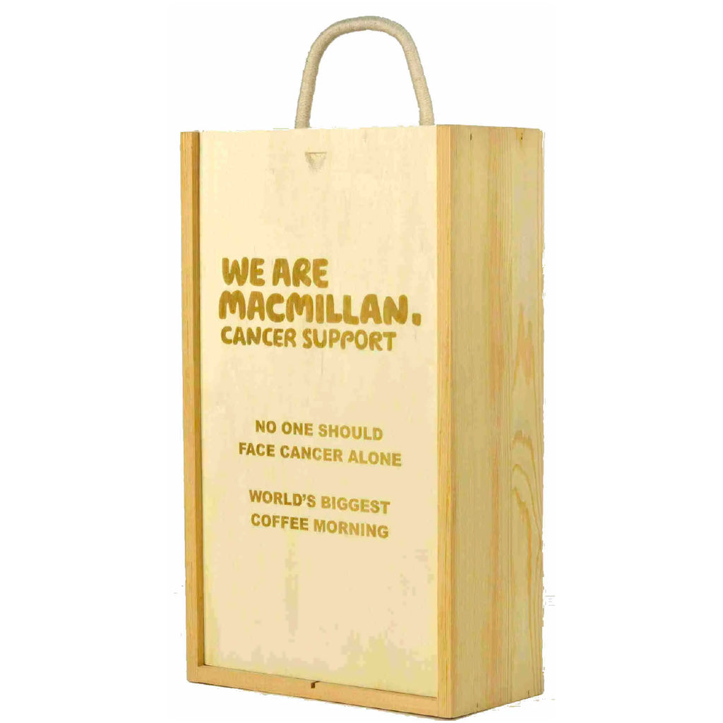 Personalised 2 Bottle Wooden Gift Box