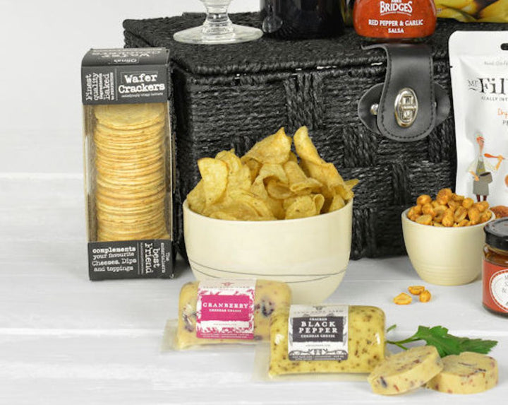 Special Occasion Personalised Red Wine & Cheese Hamper
