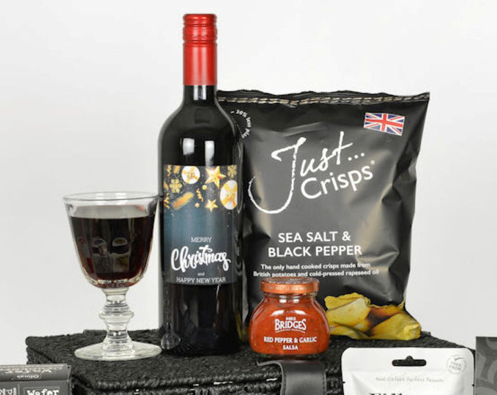 Special Occasion Personalised Red Wine & Cheese Hamper