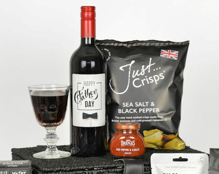 Special Occasion Personalised Red Wine & Cheese Hamper